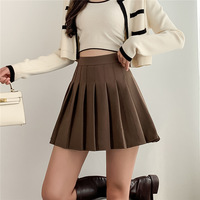 New Cotton Pleated A-line Skirt - Thumbnail 2