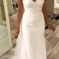 Simple Spaghetti Straps Summer Wedding Dress,Mermaid Boho Wedding Dress，1320 - Thumbnail 1