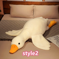 Cute big white goose pillow plush sleeping doll - Thumbnail 1