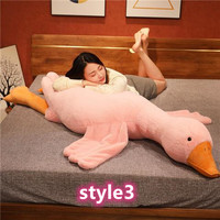 Cute big white goose pillow plush sleeping doll - Thumbnail 3