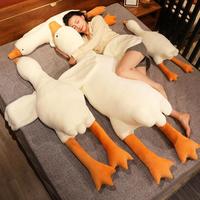 Cute big white goose pillow plush sleeping doll - Thumbnail 9