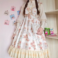 Sunshine Sunflower Floral Strap Dress - Thumbnail 2