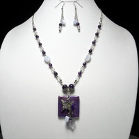 Amethyst Butterfly Set - Thumbnail 4