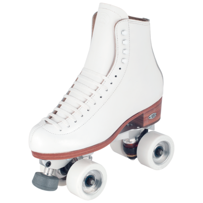 Riedell 297 "White" Espre Roller Skate Set