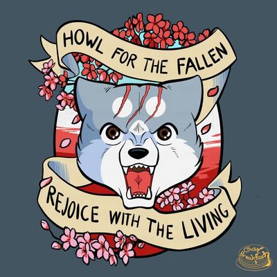 Ginga - Howl for the Fallen embroidered patch