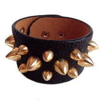 Spike Wrap Bracelet - Black