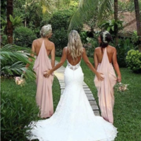 V Neck Bridesmaid Dresses under 100 for Wedding - Thumbnail 2