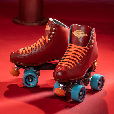 Riedell Crew "Crimson Red" Roller Skate