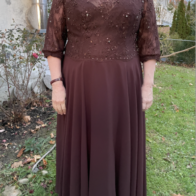 Plus size mother of the bride dresses with sleeves - Thumbnail 3