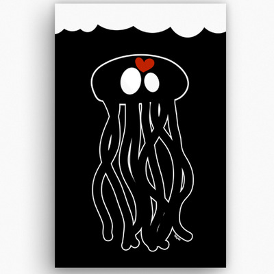 Skellyfish - print 11x17
