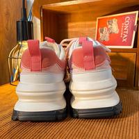 Harajuku Love Heart Pastel Pink Trainers Sneakers Running Shoes - Thumbnail 3
