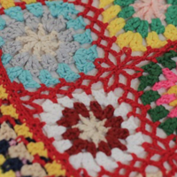 RETRO FLOWERS SWEATER VEST - Thumbnail 4