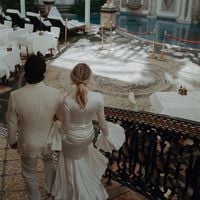 Modern Sheath Long Sleeve White Wedding Dresses - Thumbnail 1