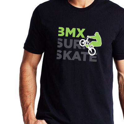 Bmx tee, black