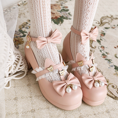 Original cute  jk soft girl platform high heels - Thumbnail 4