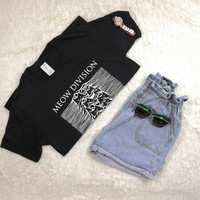 Free Shipping-"MEOW DIVISION" TEE - Thumbnail 1
