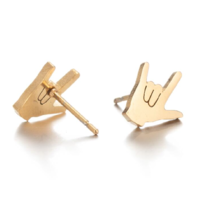 Free Shipping-LOVE & PEACE EARRINGS - Thumbnail 6