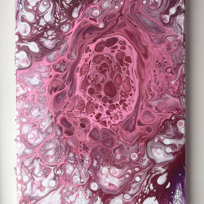 Acrylic guts 03 - original painting on canvas