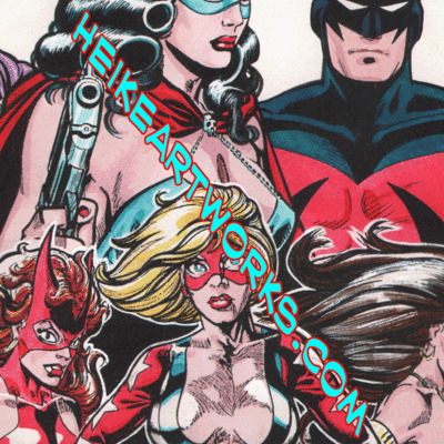 Femforce rpg cover hand-colored by mark heike