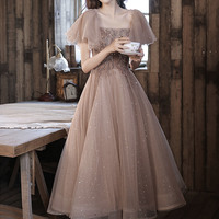 Cute tulle sequins short prom dress homecoming dress - Thumbnail 7