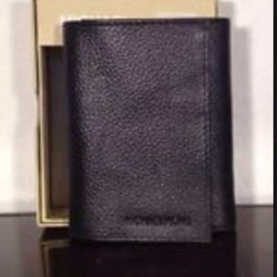 Michael kors trifold black wallet