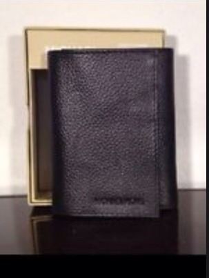 Michael kors trifold black wallet