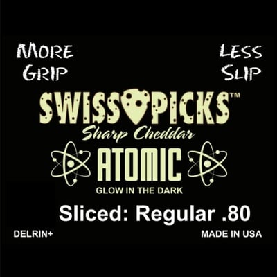 Atomic glow sharp 72 picks sliced regular .80mm