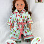 5 Piece Christmas Pajamas Set for American Girl 18" Dolls - by itty.bitty dolls-1