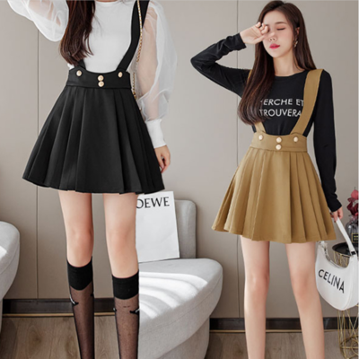 Bow navy double thick  wind pants skirt  - Thumbnail 4