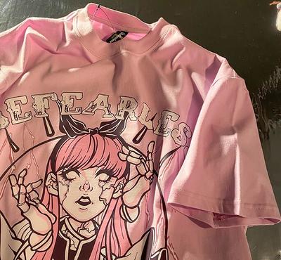 Harajuku Anime Girl Print Tshirt