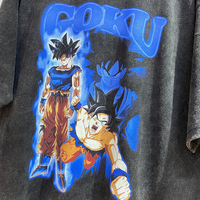 VINTAGE GOKU ACID WASH T SHIRT - Thumbnail 3