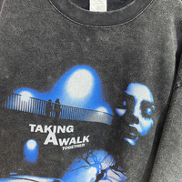 VINTAGE TAKING A WALK TOGETHER ACID WASH T SHIRT - Thumbnail 2
