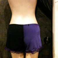 purple and black harlequin shorts. bloomers - Thumbnail 1