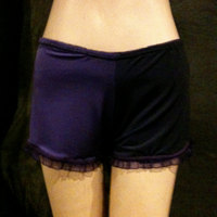 purple and black harlequin shorts. bloomers - Thumbnail 3