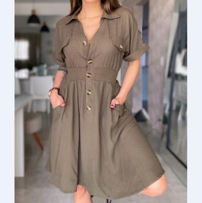 Casual Fashion Women Short Sleeve Dress