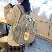 Fashion Solid Color Women's Backpack  - Thumbnail 4