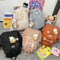 Fashion Solid Color Women's Backpack  - Thumbnail 6