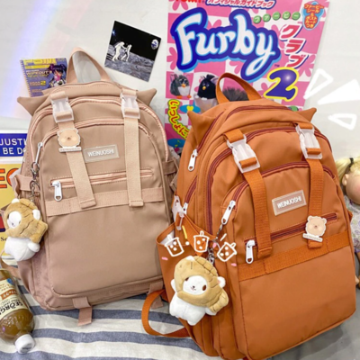 Fashion Solid Color Women's Backpack 