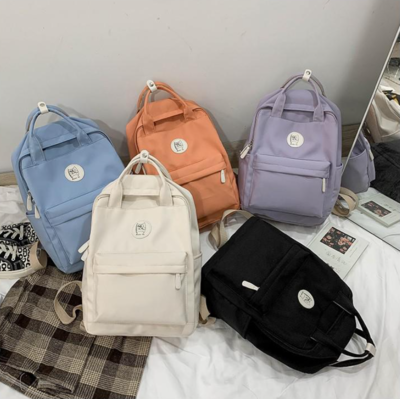 Simple Harajuku Style Women Backpack Kawaii 