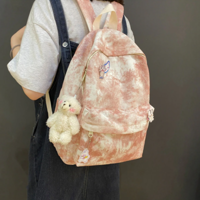 Fashion gradient color women backpack large