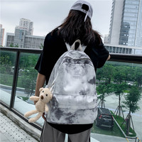 Tie-dye Canvas Women Backpack Female Lovely - Thumbnail 3