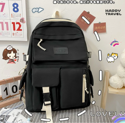 Fashion Women's Backpack Trendy Nylon Waterproof