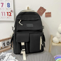 Fashion Women's Backpack Trendy Nylon Waterproof - Thumbnail 1