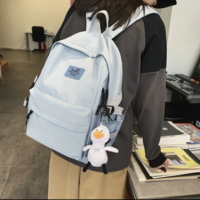 Casual Backpack Kawaii Women Backpack Nylon - Thumbnail 1