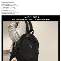 Casual Backpack Kawaii Women Backpack Nylon - Thumbnail 6