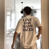 Free Shipping-"LOVE HAS MANY FACES" TEE - Thumbnail 2