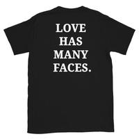 Free Shipping-"LOVE HAS MANY FACES" TEE - Thumbnail 3