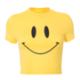 SMILEY FACE CROP TOP-3