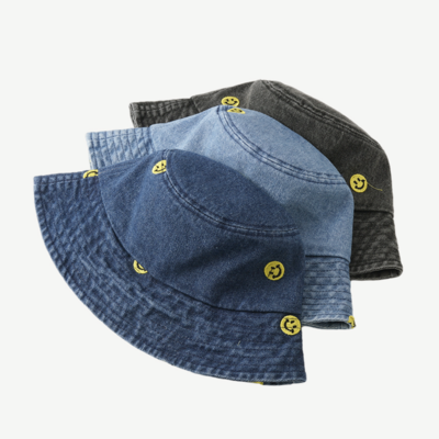Vintage smiley face bucket hat - Thumbnail 5