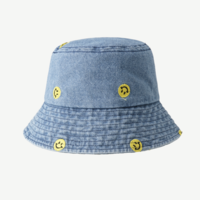 VINTAGE SMILEY FACE BUCKET HAT - Thumbnail 3